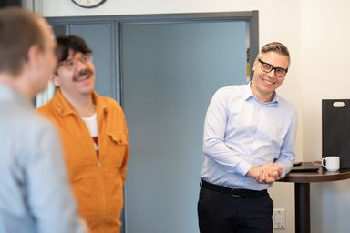 People from factor10 workshopping