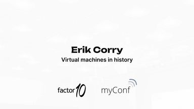 Virtual machines that don’t hate you – Erik Corry at myConf 2023